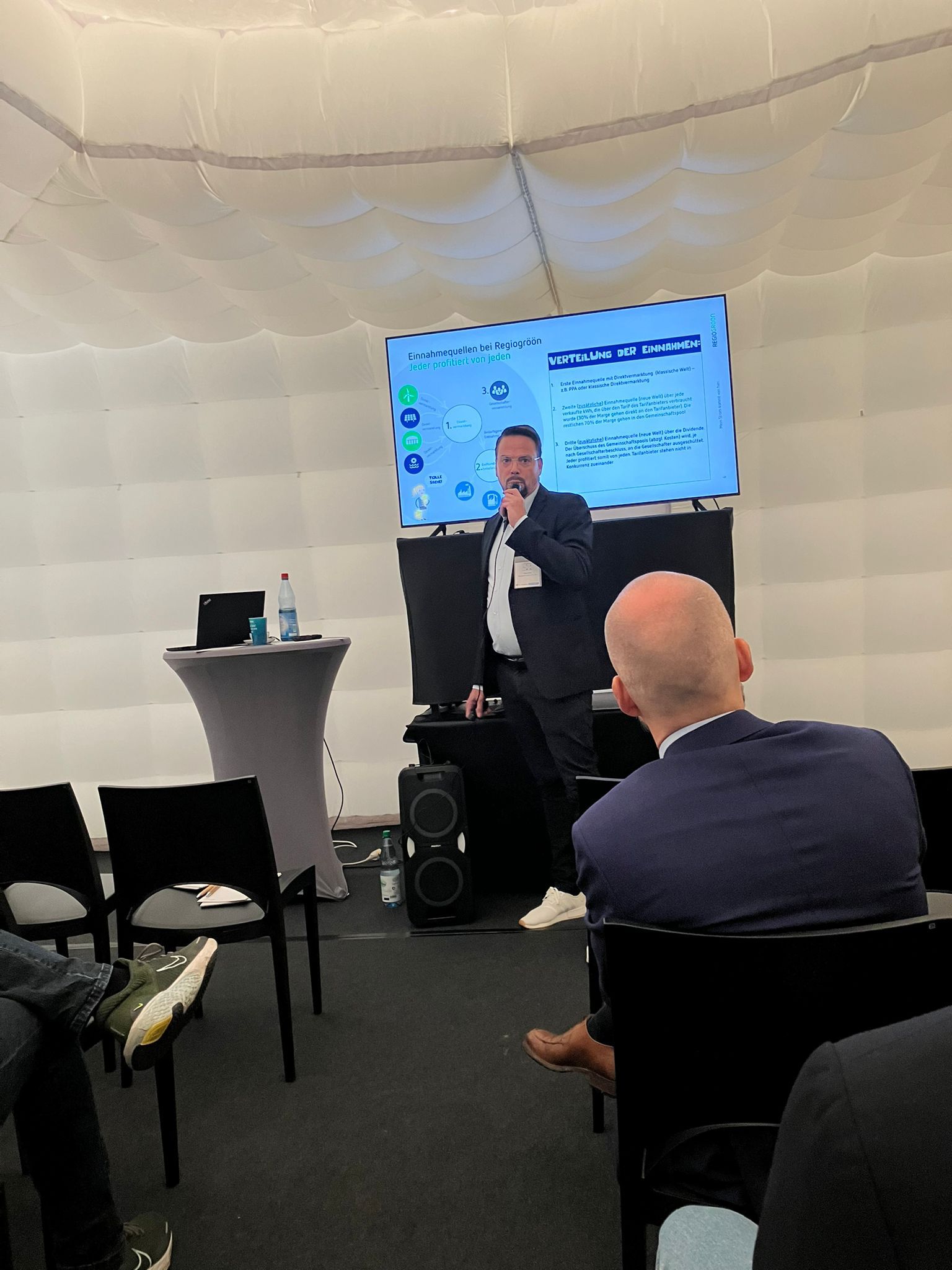 René Ohm auf den 32. Windenergietagen in Linstow